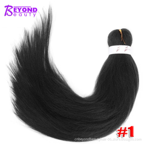 Wholesale Soft Pre stretched Braiding Hair  Synthetic hair pre-stretched braid Synthetic